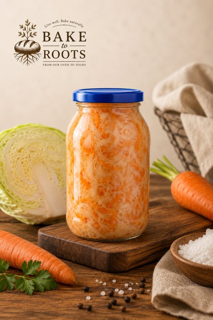 White Cabbage & Carrot Sauerkraut