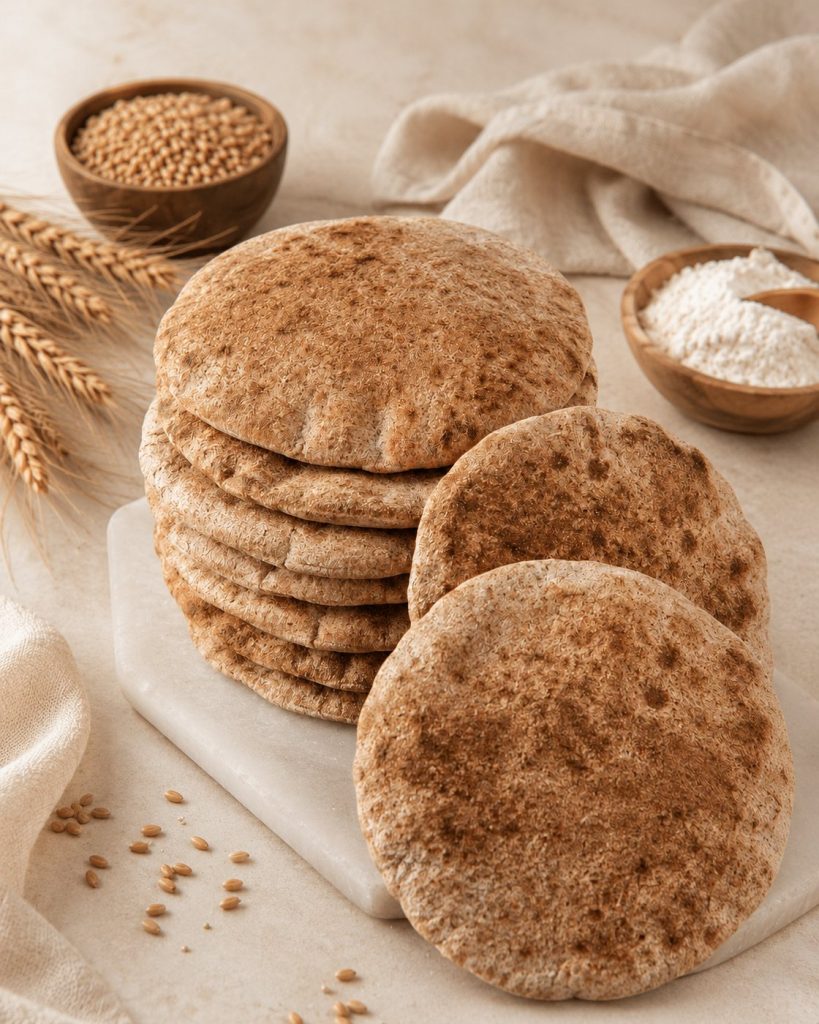 Sourdough Saj Bread - Normal Flour Blend