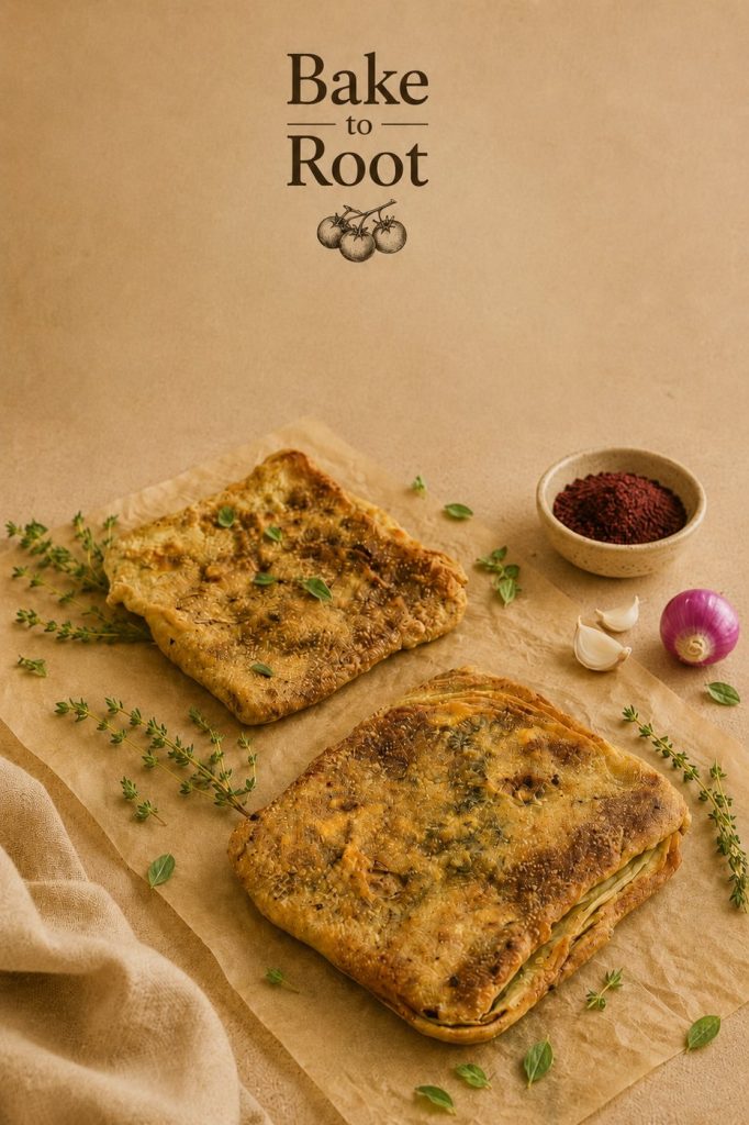Large Zaatar & Feta Mutabbaq